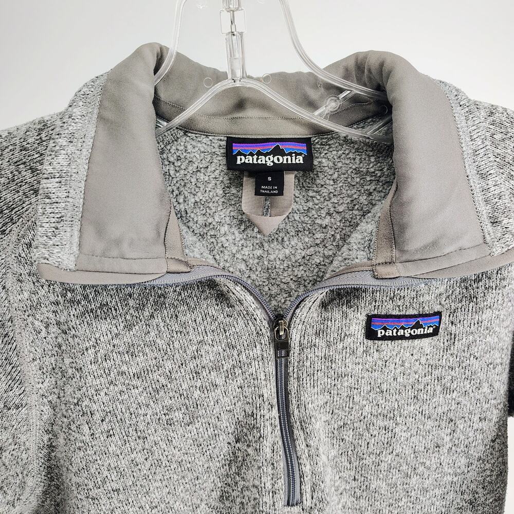 Patagonia Better Sweater Women's S Gray Zip Pocket Outdoors Gorpcore Jacket EUC
